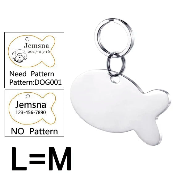 Personalized Pet Collar ID Tag - Pawsitive Cuddles