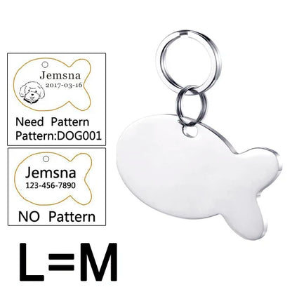 Personalized Pet Collar ID Tag - Pawsitive Cuddles