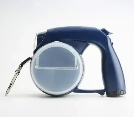 Retractable Dog Leash with Light With Water Bowl Food Box Poop Bag Container - Pawsitive Cuddles
