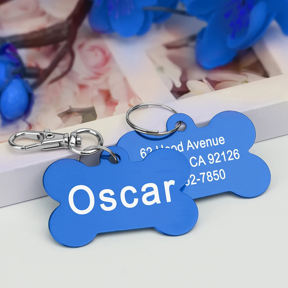Personalized Dog & Cat ID Tag - Pawsitive Cuddles