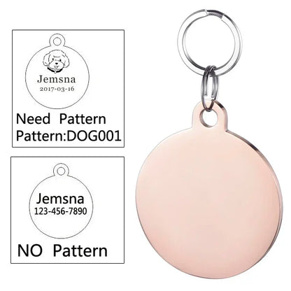 Personalized Pet Collar ID Tag - Pawsitive Cuddles