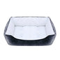 Square Plush Pet Bed - Pawsitive Cuddles