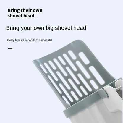 Cat Litter Shovel Scoop with Refill Bag For Pet Filter Clean Toilet Garbage Picker Cat Supplies Cat Litter Box Self Cleaning - Pawsitive Cuddles