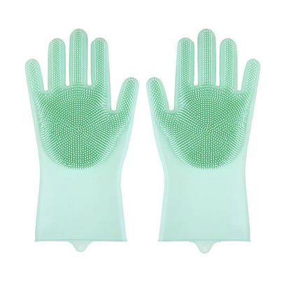 Soft Silicone Bath & Cleaning Gloves - Pawsitive Cuddles