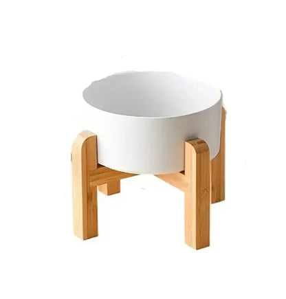 Big Bowl Double Ceramic Elevated Pet Feeders - Pawsitive Cuddles