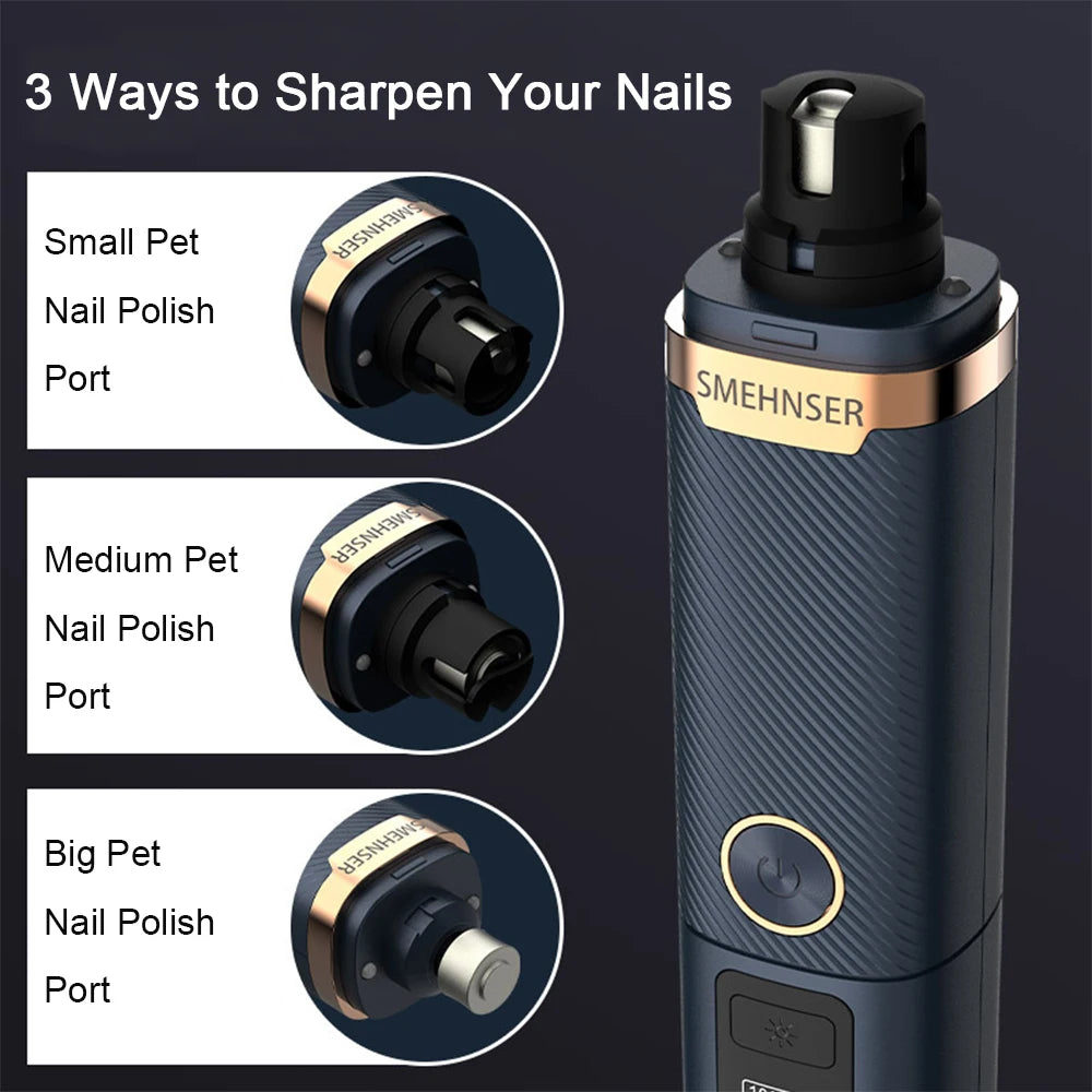3-Speed USB Rechargeable Electric Nail Grinder /Clippers - Pawsitive Cuddles