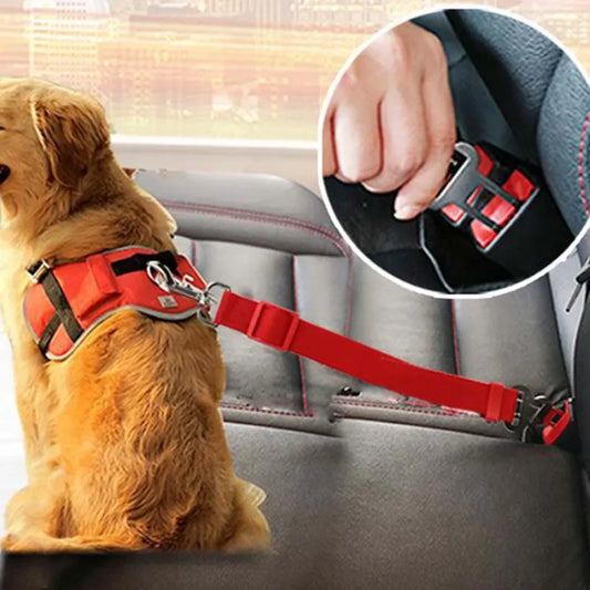Pet Car Safety Buckle – Adjustable Belt for Small & Medium Dogs - Pawsitive Cuddles