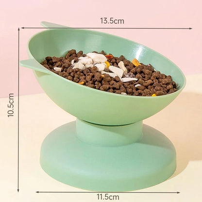 Cat feeding and drinking bowl,  high footed - Pawsitive Cuddles