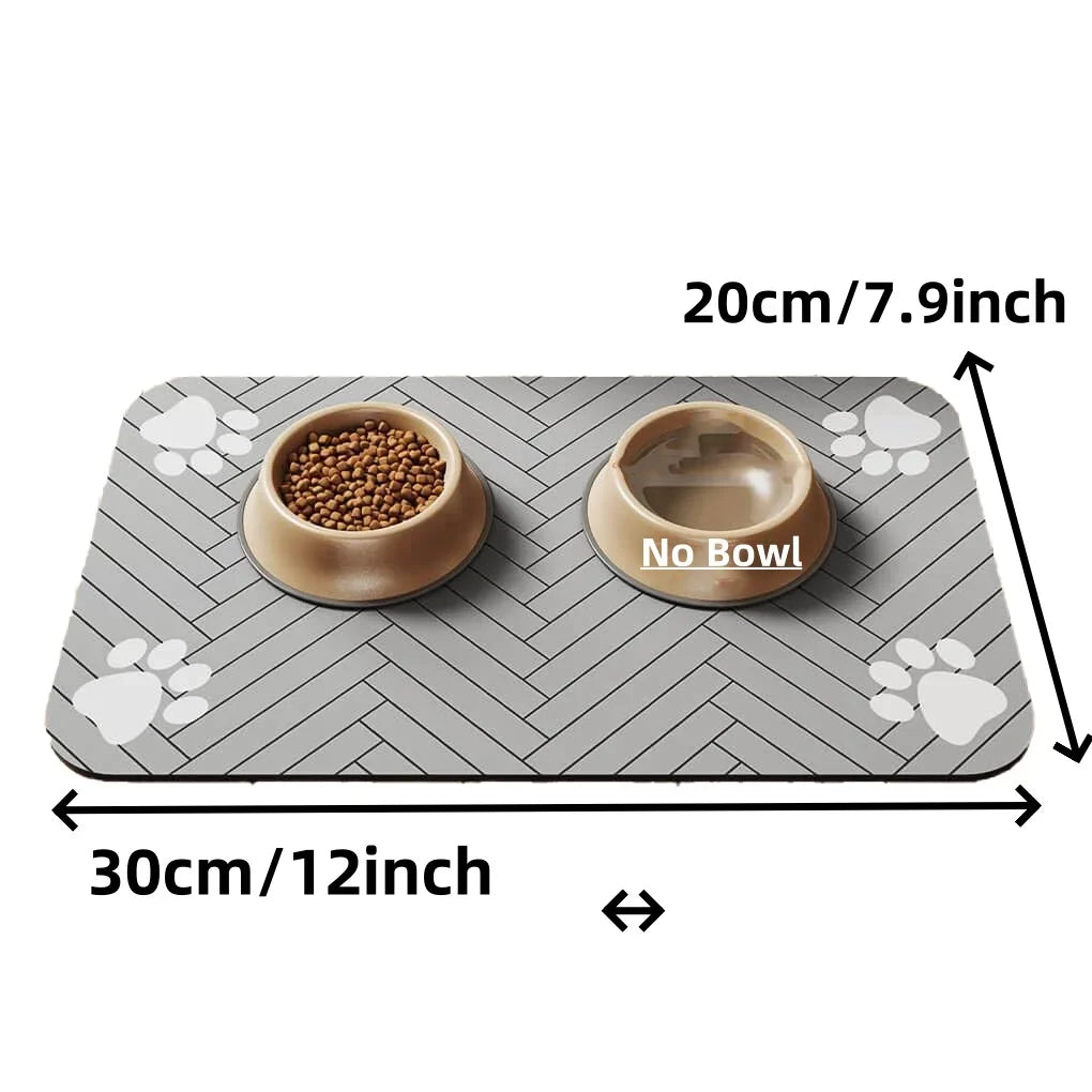 Waterproof Absorbent Pet Feeding Mat - Pawsitive Cuddles