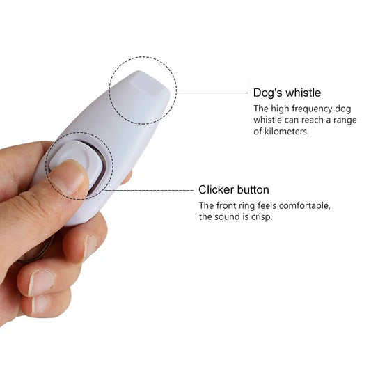 2-in-1 Dog Training Clicker with Whistle - Pawsitive Cuddles