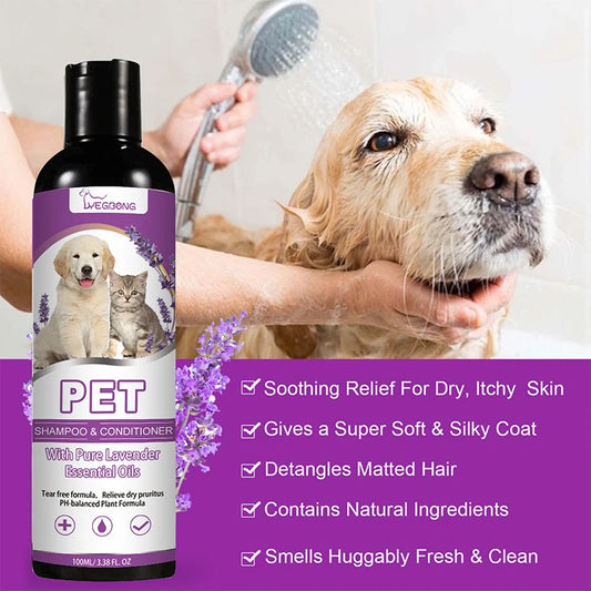 Flea & Tick Control Shampoo For Dogs & Cats - Pawsitive Cuddles