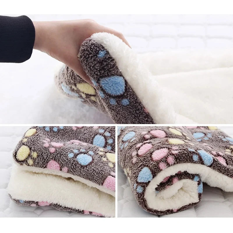 Soft Flannel Cat Sleeping Mat - Pawsitive Cuddles