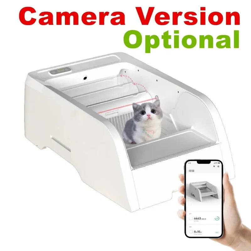 Self-cleaning Cat Litter Box Electric Automatic - Pawsitive Cuddles