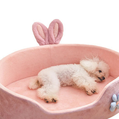 Detachable Pet Bed  Pet Bed Detachable Washable Dog Sleeping Bed Soft Comfortable Warm Cat Bed for Four Seasons Soft Pet Bed - Pawsitive Cuddles