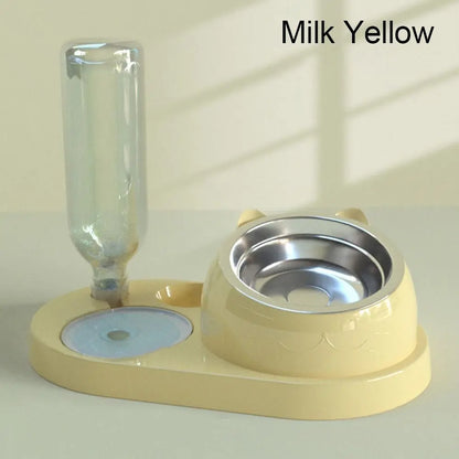 "2-in-1 Pet Feeder & Water Dispenser – Automatic Food & Water Bowl"