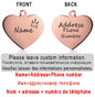 ustom Heart-Shaped Pet ID Tag - Pawsitive Cuddles