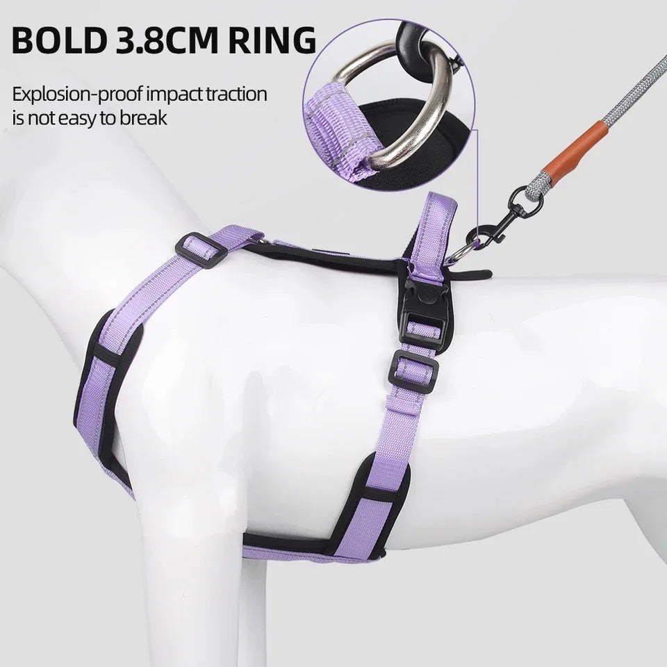 Dog Harness Reflective Adjustable Vest - Pawsitive Cuddles