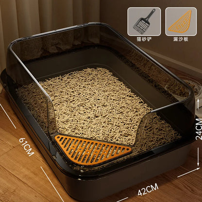 Anti-Splash, Semi-Enclosed, Litter for Cats - Pawsitive Cuddles