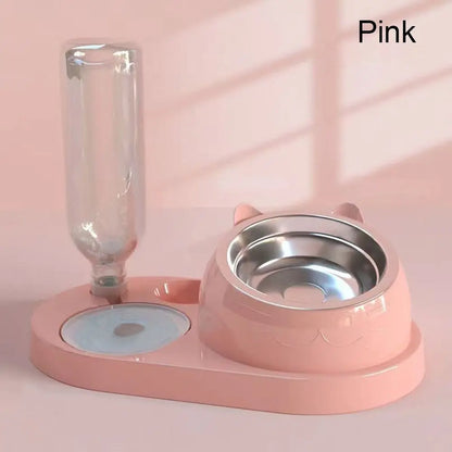 "2-in-1 Pet Feeder & Water Dispenser – Automatic Food & Water Bowl"