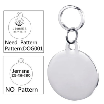 Personalized Pet Collar ID Tag - Pawsitive Cuddles
