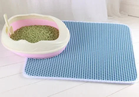 Cat Litter Mat With Double Layer Waterproof Washable Design - Click Mart