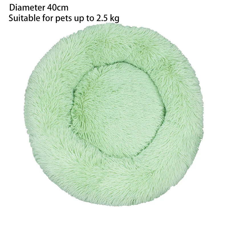Round Soft Shaggy Mat for Kittens & Small Dogs - Pawsitive Cuddles