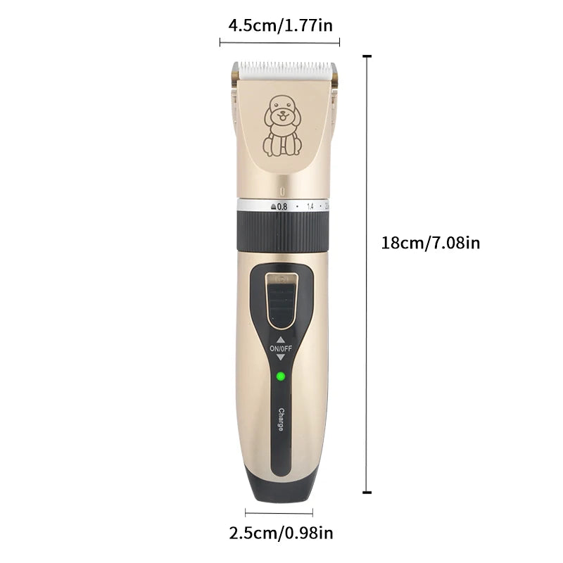 USB Rechargeable Silent Pet Hair Clipper - Pawsitive Cuddles