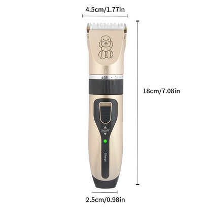 USB Rechargeable Silent Pet Hair Clipper - Pawsitive Cuddles