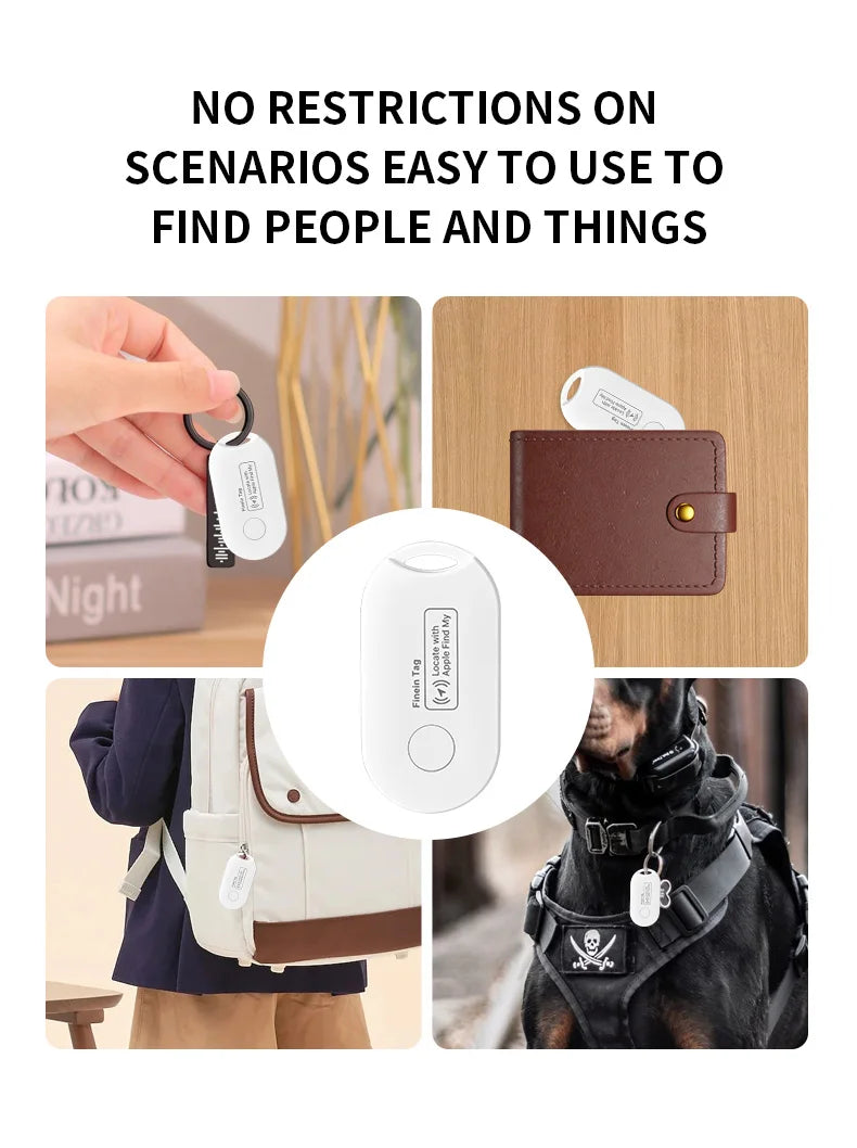 Mini GPS Tracker – iOS FindMy App, Smart Tag for Wallet, Car, Pet - Pawsitive Cuddles