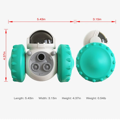 **Interactive Pet Puzzle Toy – Tumbler Slow Feeder for Dog & Cat Training** - Pawsitive Cuddles