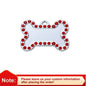 Custom Engraved Name Tag with Paw Print Design - Pawsitive Cuddles