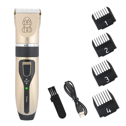 USB Rechargeable Silent Pet Hair Clipper - Pawsitive Cuddles