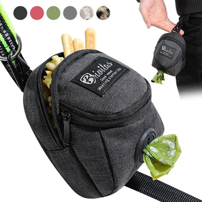 Portable Dog Treat & Training Pouch – Snack & Waste Bag Holder - Pawsitive Cuddles