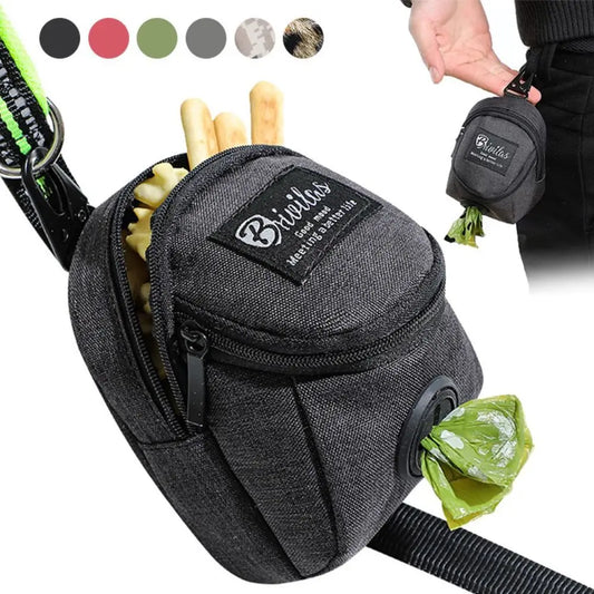Portable Dog Treat & Training Pouch – Snack & Waste Bag Holder - Pawsitive Cuddles