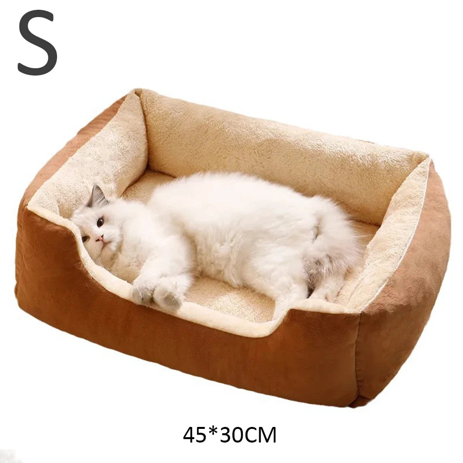 Soft Cushioned Bed for Cats & Dogs - Pawsitive Cuddles