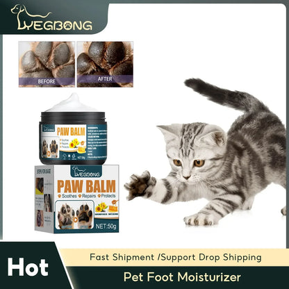 Pet Paw Balm Natural Pet Care Soother Moisturizer Cream Repair Dry Cracking Skin