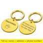 Personalized Paw Print Medal with Name - Pawsitive Cuddles