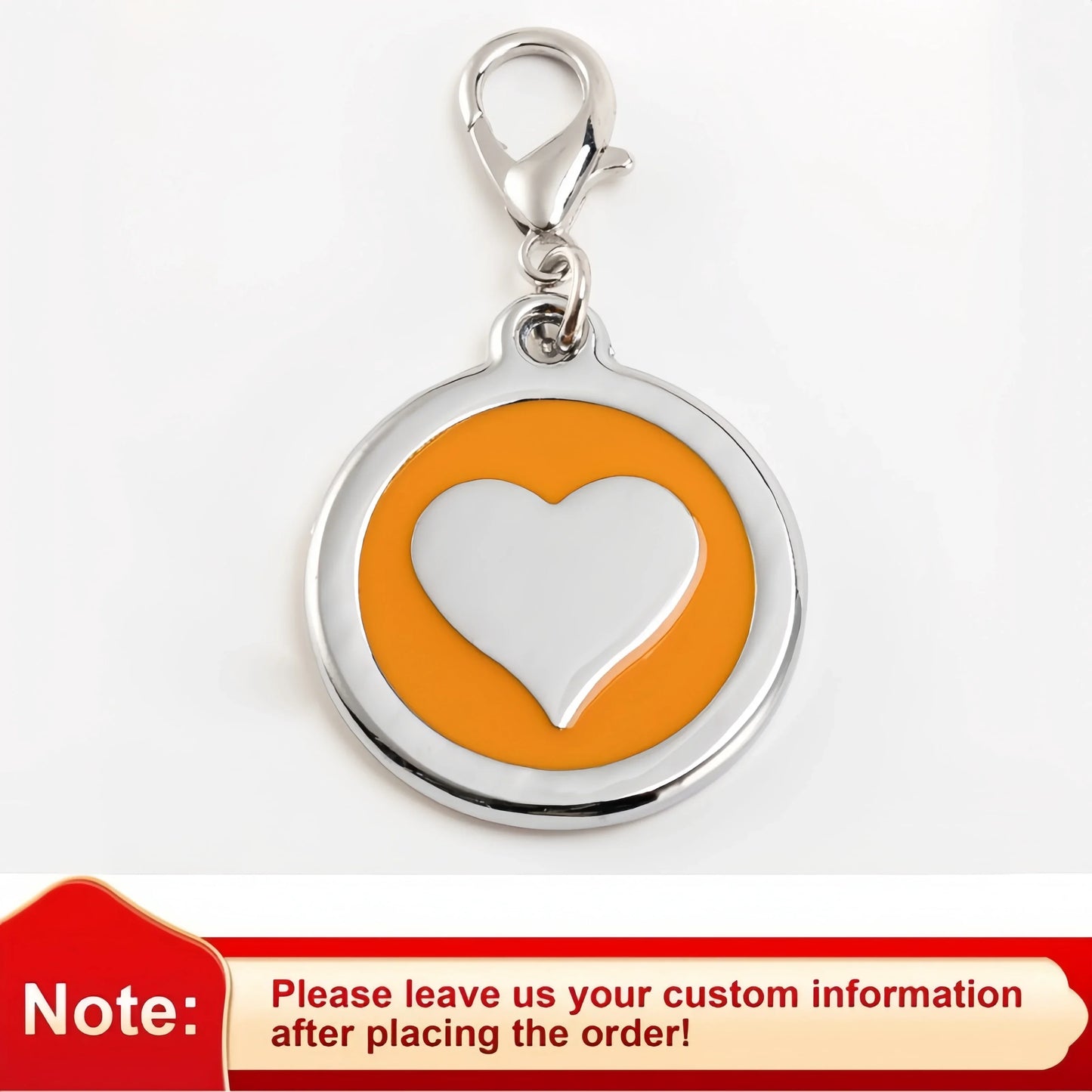 Custom Engraved Name Tag with Paw Print Design - Pawsitive Cuddles