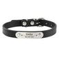 Personalized Dog Collar Name Carved ID - Pawsitive Cuddles