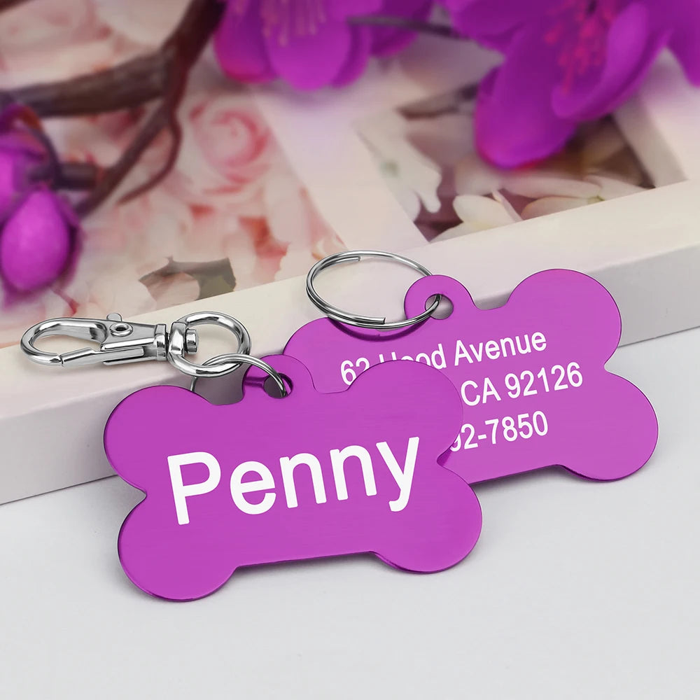 Personalized Dog & Cat ID Tag - Pawsitive Cuddles