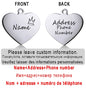 ustom Heart-Shaped Pet ID Tag - Pawsitive Cuddles