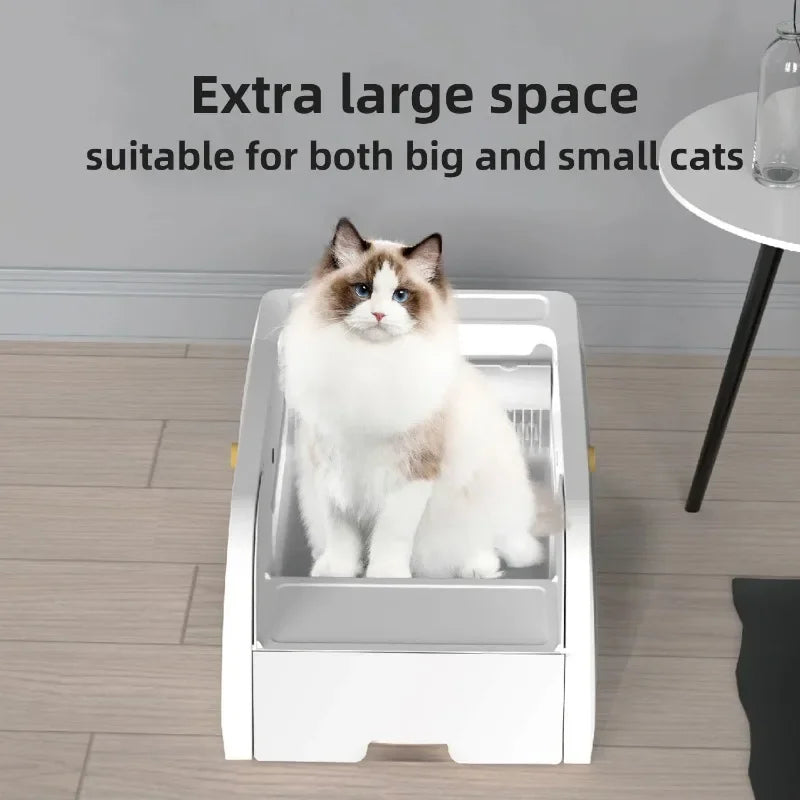 Self-cleaning Cat Litter Box Electric Automatic - Pawsitive Cuddles