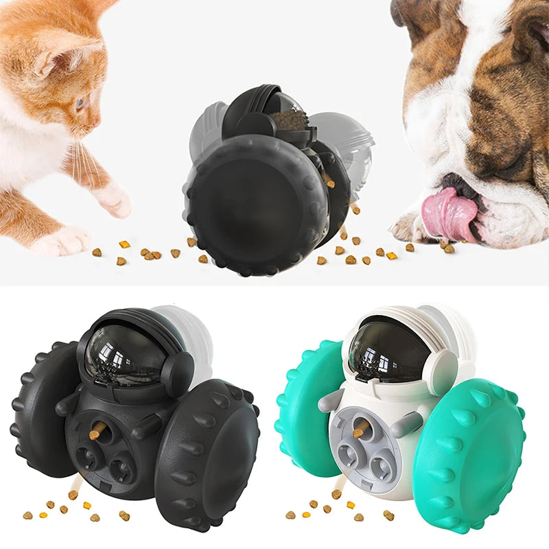 **Interactive Pet Puzzle Toy – Tumbler Slow Feeder for Dog & Cat Training** - Pawsitive Cuddles