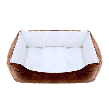 Square Plush Pet Bed - Pawsitive Cuddles