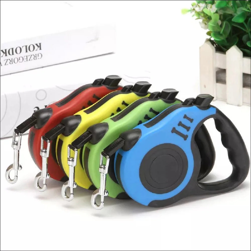 Retractable Dog Leash Automatic Telescopic Tractor - Pawsitive Cuddles