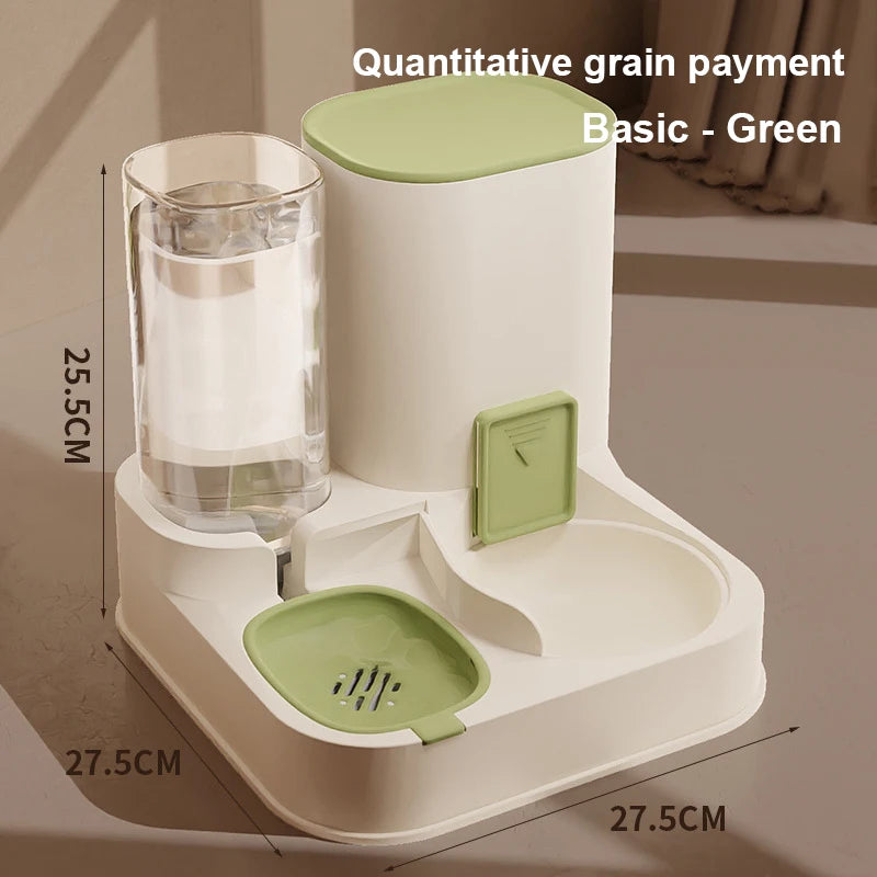 Kimpets Automatic Cat Feeder & Water Dispenser – Large Capacity, Dry-Wet Separation - Pawsitive Cuddles