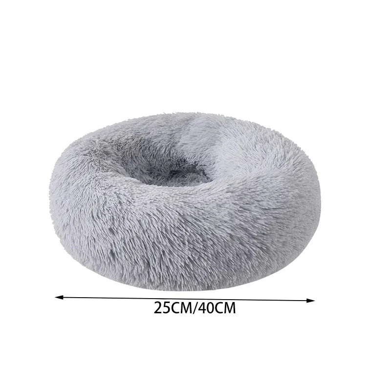 Round Soft Shaggy Mat for Kittens & Small Dogs - Pawsitive Cuddles