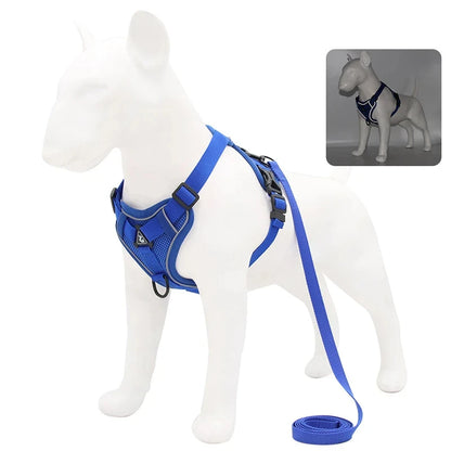 Reflective Pet Harness & Leash Set - Pawsitive Cuddles
