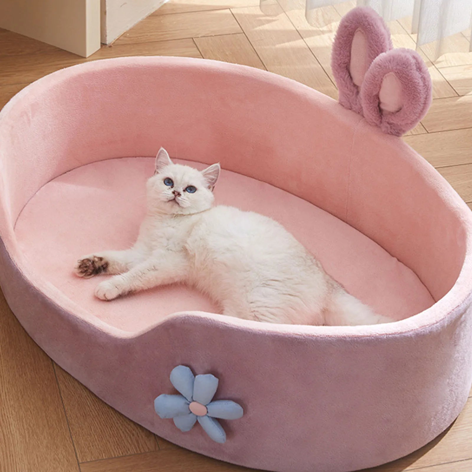 Detachable Pet Bed  Pet Bed Detachable Washable Dog Sleeping Bed Soft Comfortable Warm Cat Bed for Four Seasons Soft Pet Bed - Pawsitive Cuddles