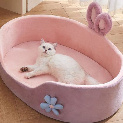 Detachable Pet Bed  Pet Bed Detachable Washable Dog Sleeping Bed Soft Comfortable Warm Cat Bed for Four Seasons Soft Pet Bed - Pawsitive Cuddles
